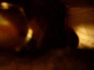 Fucking Wife with glass toy in her ass