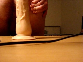 Tim fucked by big dildo