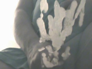 Schön am abspritzen